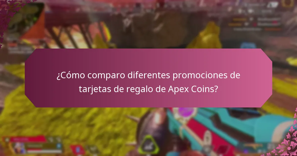 ¿Dónde puedo comprar tarjetas de regalo de Apex Coins?