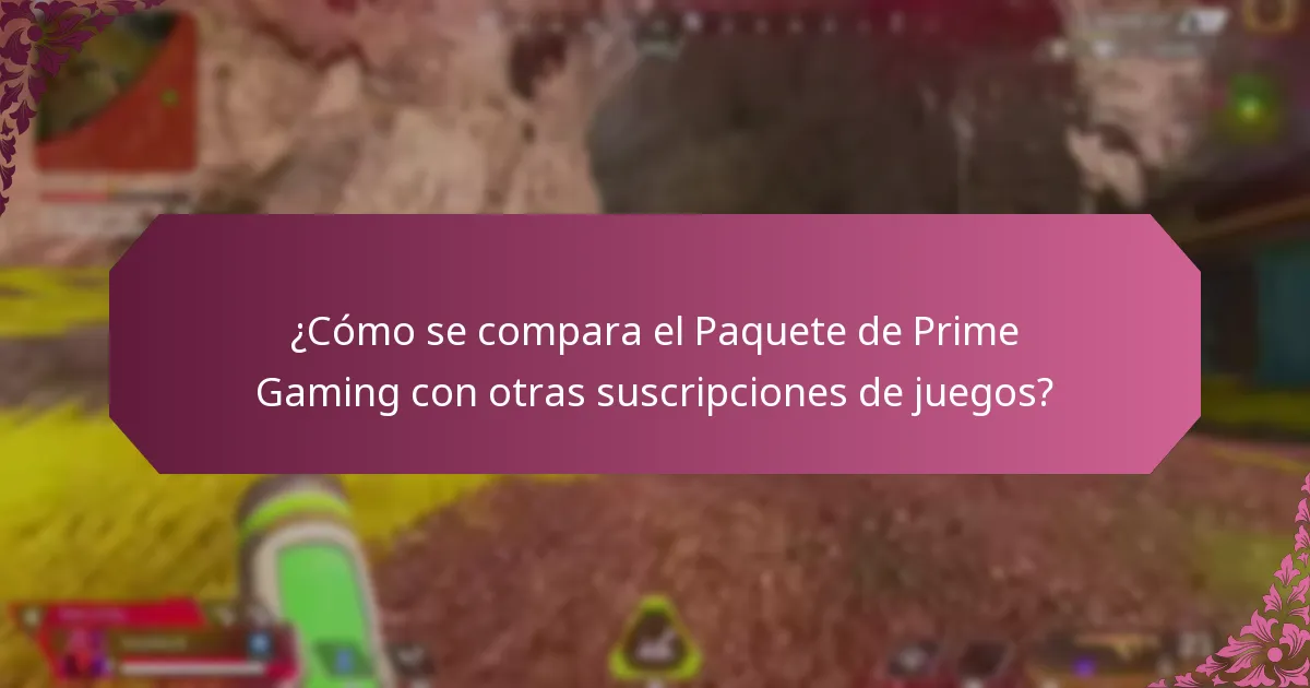 ¿Se puede utilizar el Paquete de Prime Gaming en diferentes plataformas?