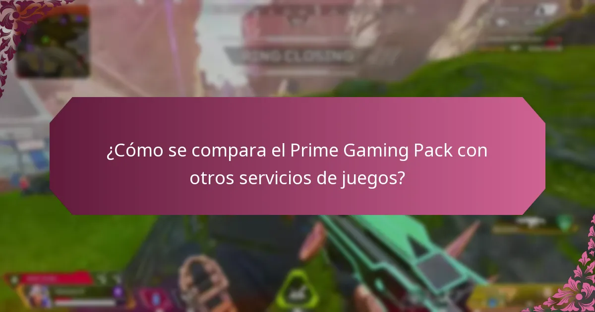 ¿Cuáles son los costos asociados con el Prime Gaming Pack?
