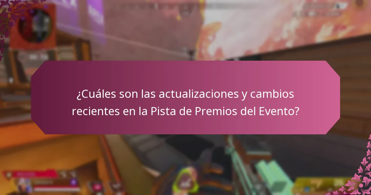 ¿Cómo han mejorado las mejoras del evento la experiencia de la pista de premios?