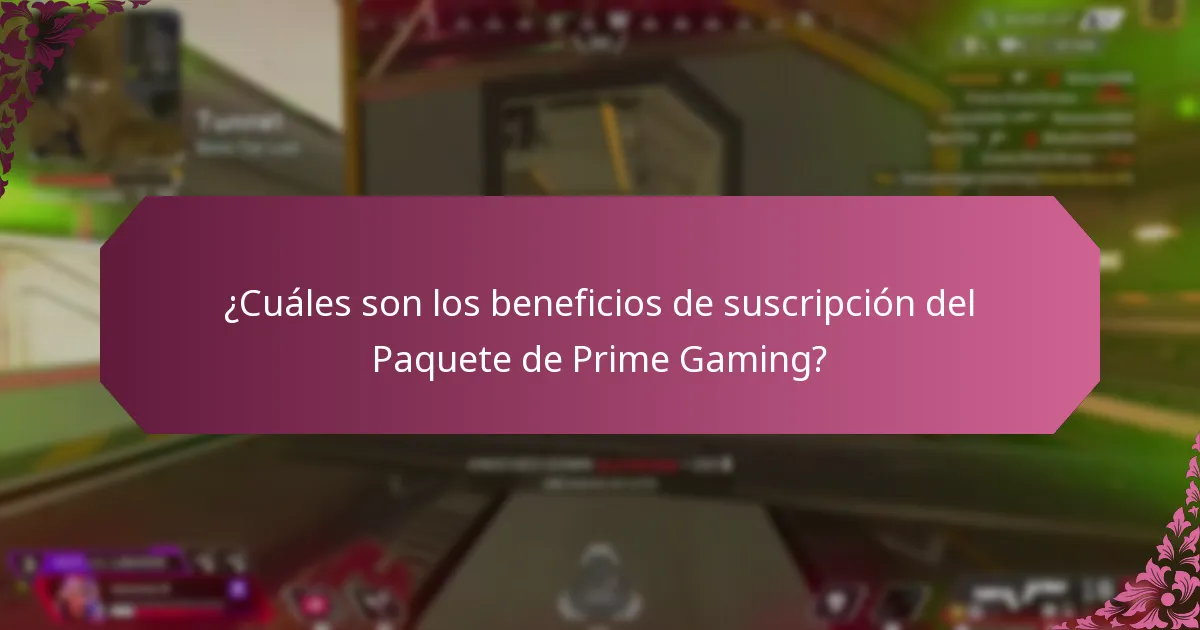 ¿Cómo se compara el Paquete de Prime Gaming con otras suscripciones de juegos?