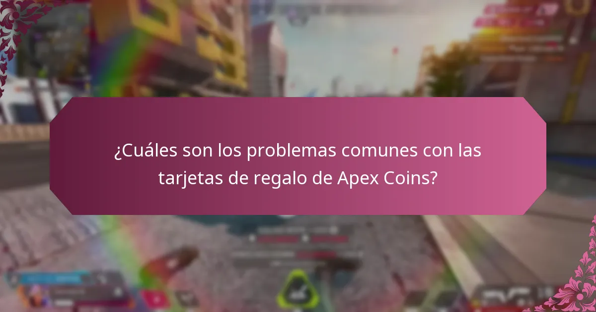 ¿Qué recursos de solución de problemas están disponibles para las tarjetas de regalo de Apex Coins?