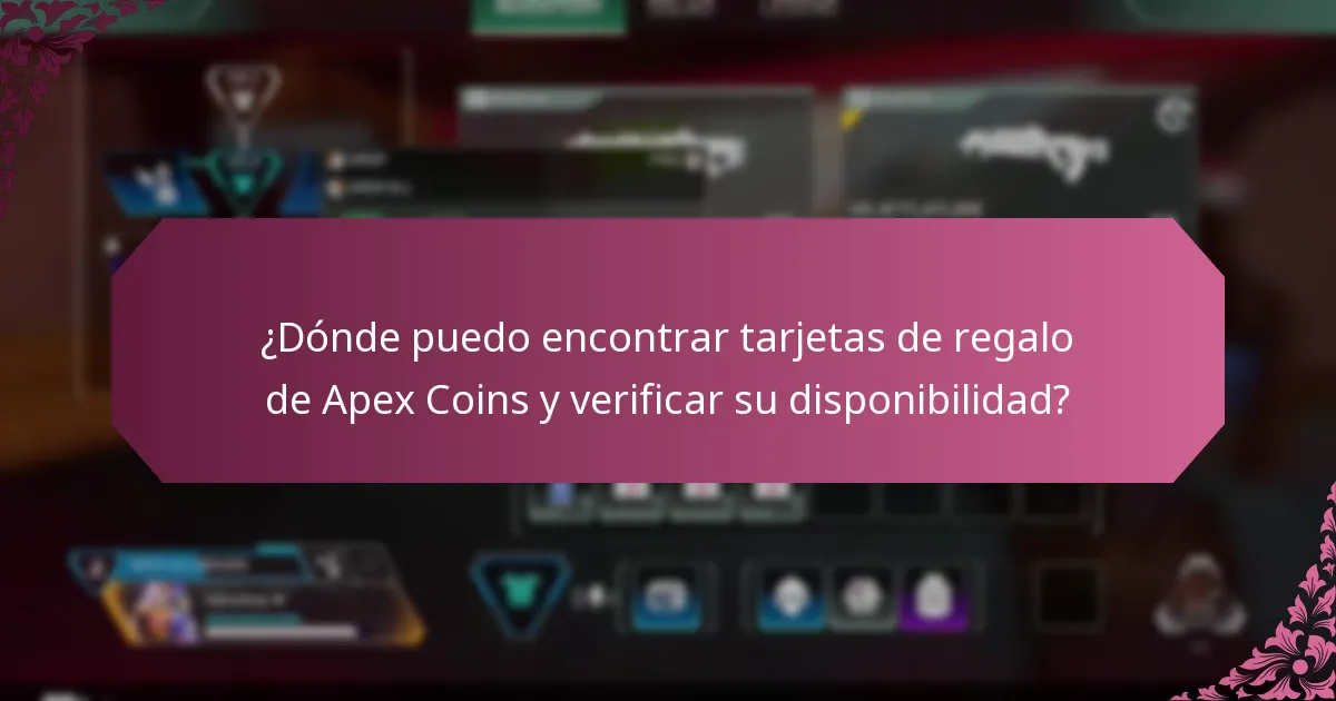 ¿Qué métodos de pago puedo usar para comprar tarjetas de regalo de Apex Coins?