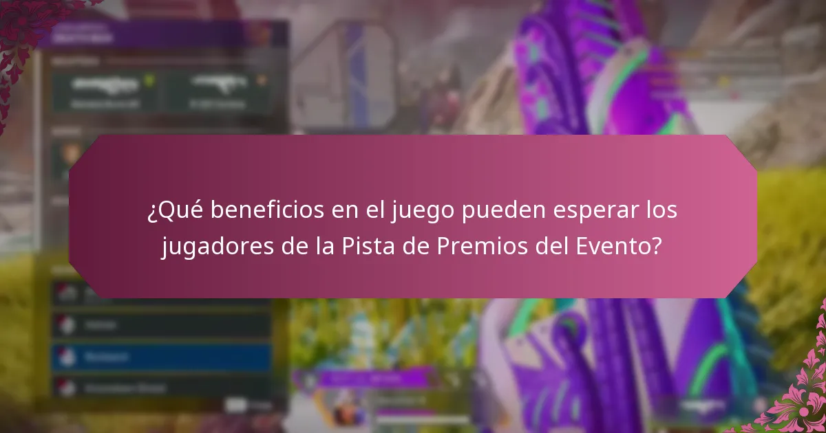 ¿Cómo se compara la Pista de Premios del Evento con otros eventos dentro del juego?